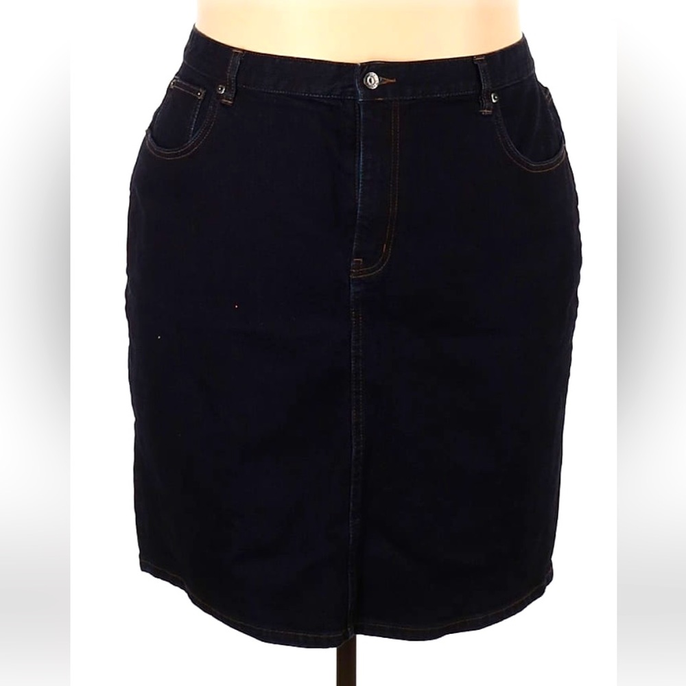 Dark Blue Jean Skirt